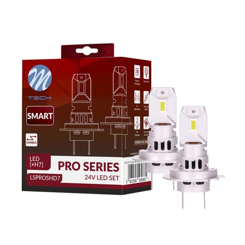 Kit Ampoule Led H7 24V / Plug & Play