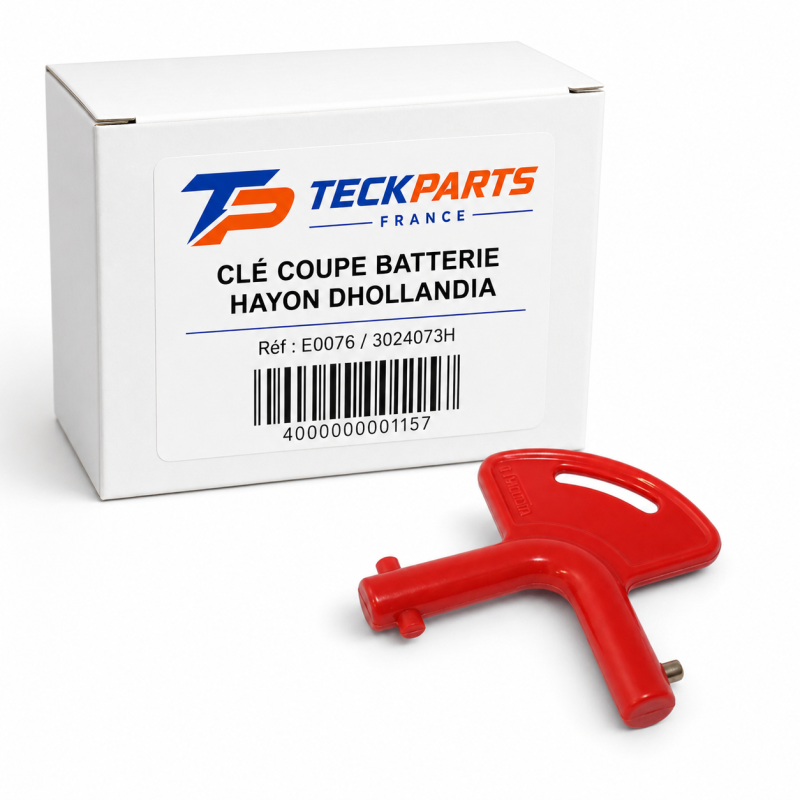 Cle coupe batterie hayon Dhollandia ou Autre E0076