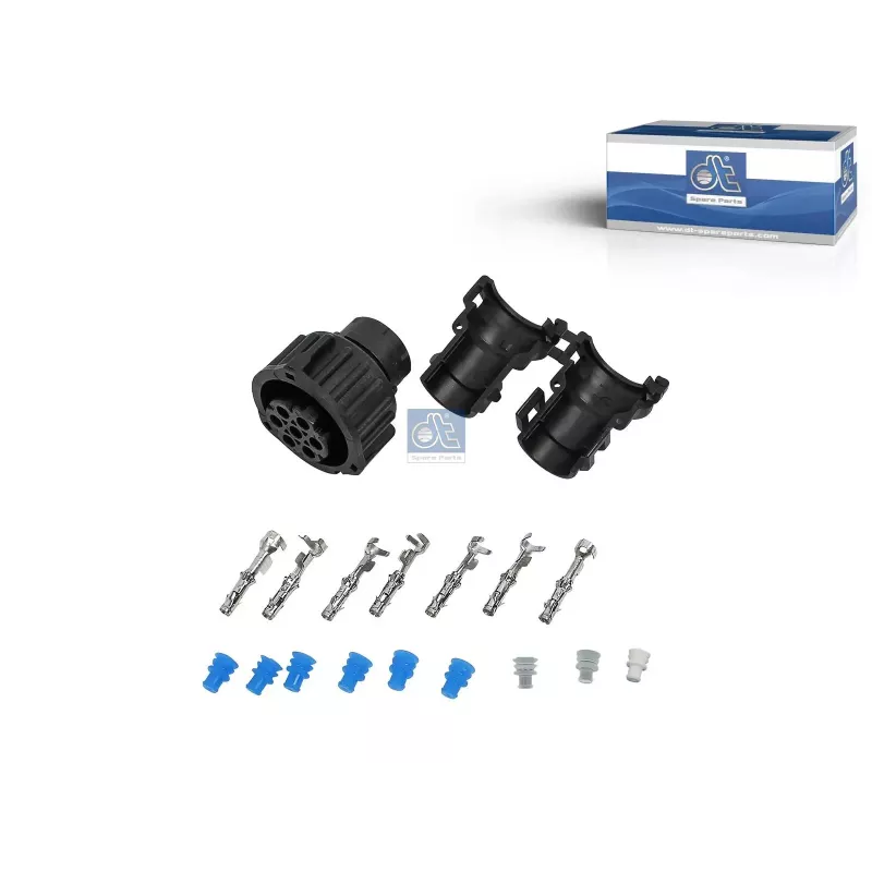 Kit de réparation, fiche, α: 180 °, 7 poles Pour Renault Kerax, Magnum, Midliner, Midlum, Premium, Volvo B7, B8, B9, B11, B12 Kit de réparation, fiche, α: 180 °, 7 poles Pour Renault Kerax, Magnum, Midliner, Midlum, Premium, Volvo B7, B8, B9, B11, B12