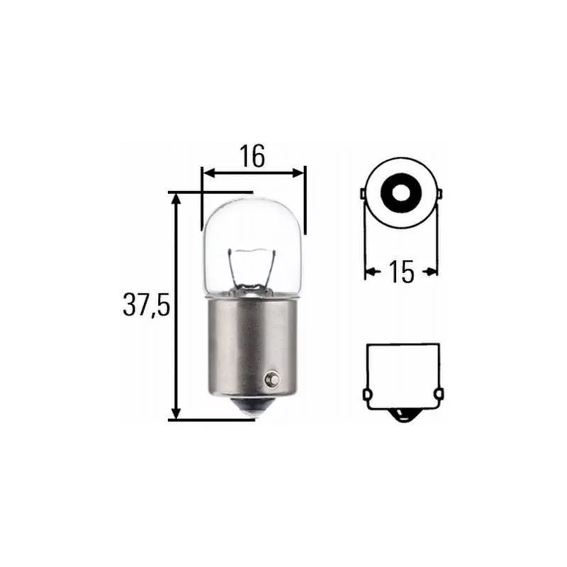 Ampola R5W 24V Hella 8GA 002 071-241