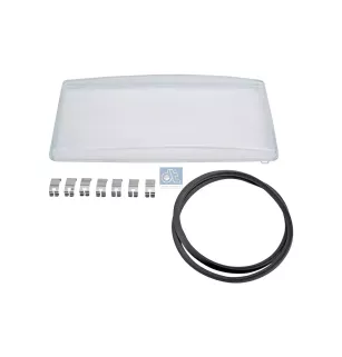 Verre de phare principal, gauche Pour MAN Chassis, L/M/F/E 2000 - 81.25110.0067