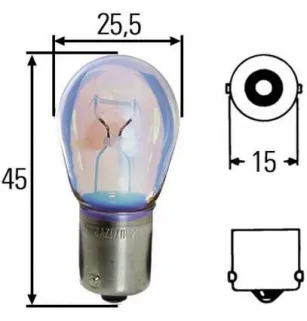 Lampadina P21W 24 volt Hella 8GA 002 073-241