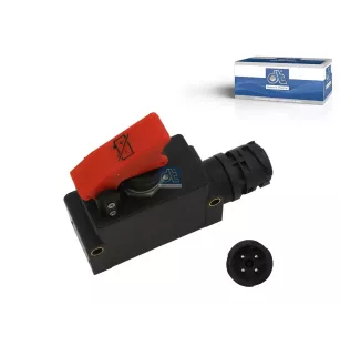 Interrupteur, batterie 4 poles Pour Renault C-Serie, D-Serie, K-Serie, Kerax, Magnum, Midlum, Premium, T-Serie, Volvo FE, FL