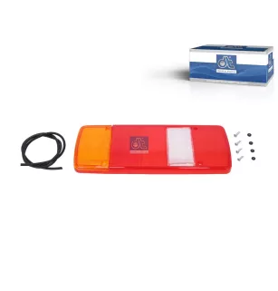 Glace de feu arrière, L: 343 mm, H: 133 mm Pour MAN F 7/8/9, G/M/F 90, L/M/F/E 2000 - Schmitz Cargobull tbd - Krone tbd