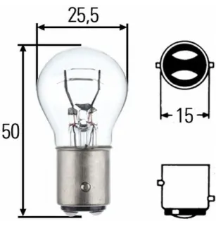 Lampadina P21 5W 24 volt Hella 8GD 002 078-241