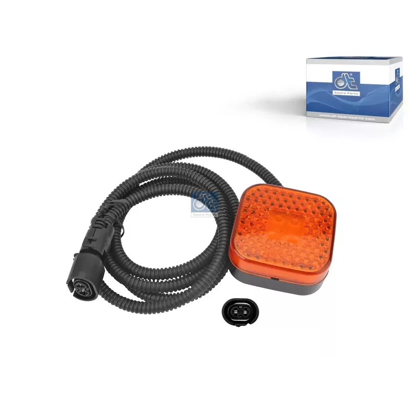 Feu de gabarit latéral, avec fiche 24 V Pour MAN L/M/F/E 2000, TG-Serie - 1537279 - 81.25260.6096 - 81.25260.6097