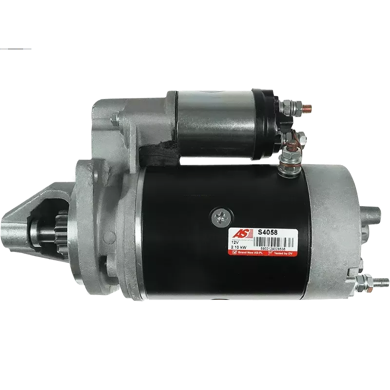 Démarreur 12V 2.10kW 10 dents AS-PL S4058, UD12404S, BOSCH 0986023820, CARGO 110442, DELCO DRS3796