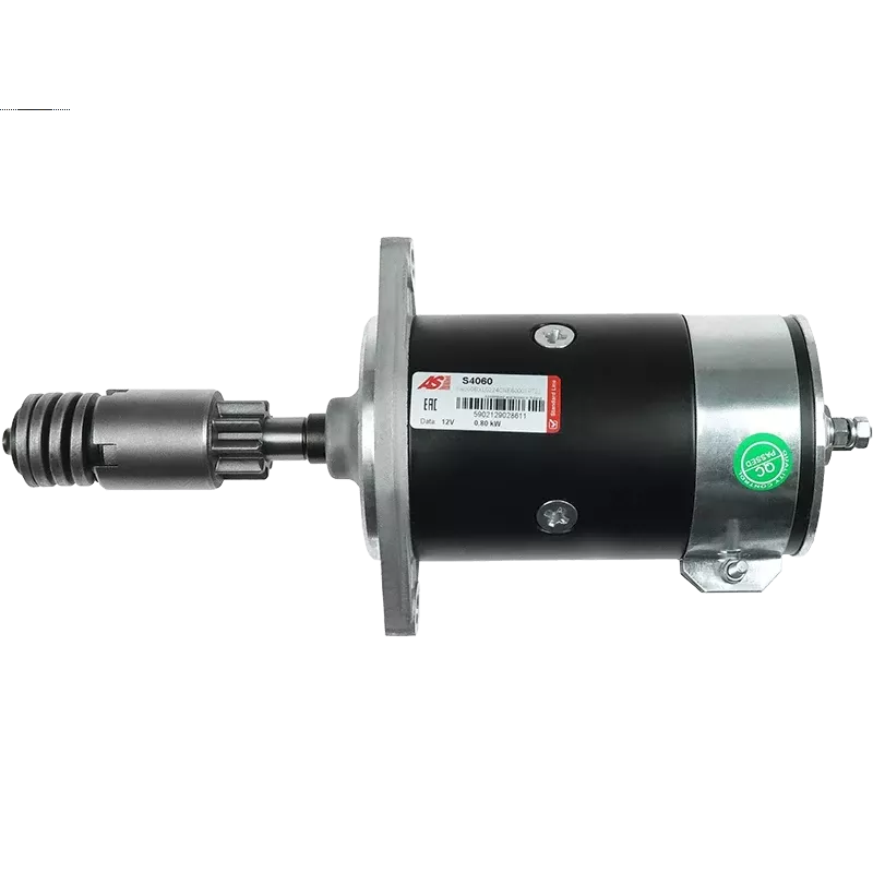 Démarreur 12V 0.80kW 9 dents AS-PL S4060, UD12400S, CARGO 111103 Démarreur 12V 0.80kW 9 dents AS-PL S4060, UD12400S, CARGO 111103
