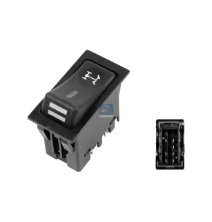 Interrupteur à bascule Pour MAN Chassis, Lion's, L/M/F/E 2000, N-Busse, S-Busse, TG-Serie, ÜL-Busse - 81.25505.6267
