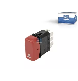 Interrupteur de signal de détresse, 24 V, 8 poles Pour Mercedes-Benz - 0005459224 - 0075453824 - 3865457024 - A0005459224