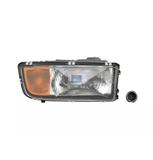 Phare principal, droite, sans ampoules, H4 Pour Mercedes-Benz Actros 1, Atego 1, Axor - 9418203061 - 9418205661