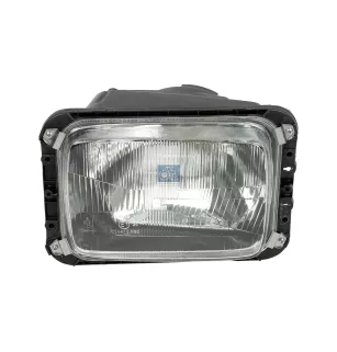 Phare principal, gauche, avec réglage de portée des phares Pour Mercedes-Benz OM 300 - (L-Serie), MK-Series (OM 400), Bus O 300