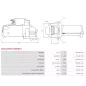 Démarreur 12V 1.80kW 22 dents AS-PL UD100067(MITSUBISHI)S, BOSCH 0986024710, CARGO 114217, CHRYSLER 050033440AC, 05033440AA