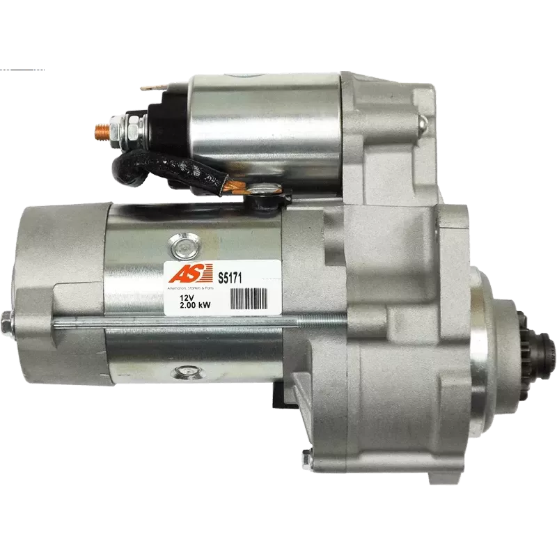 Démarreur 12V 2.00kW 13 dents AS-PL S5171, UD02138S, UD02151S, BOSCH 0986UR1455, CARGO 110947