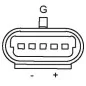 Vanne EGR OPEL Vectra Astra: 17098361, 5851025, 5851603, 93184996