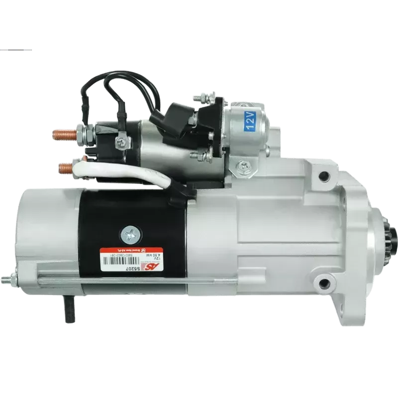 Démarreur 12V 4.50kW 12 dents AS-PL S5207, UD12418S, CARGO 114838, DELCO DRS0776, DEUTZ 01183284