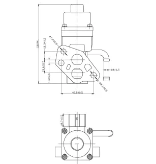 Válvula EGR FORD Focus Galaxy Mondeo: 1119890, 1134210, 1211356, 1358360
