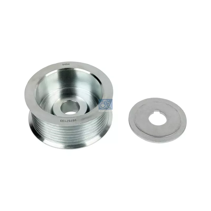 Poulie, d: 17 mm, DP: 72.8 mm, W: 33.5 mm, 8 grooves Pour Mercedes-Benz Atego 1, Atego 2, Axor, Citaro, Econic 1, Transporter Poulie, d: 17 mm, DP: 72.8 mm, W: 33.5 mm, 8 grooves Pour Mercedes-Benz Atego 1, Atego 2, Axor, Citaro, Econic 1, Transporter
