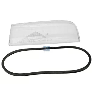 Verre de phare principal, droite pour Mercedes-Benz Actros 1, Atego 1, Axor - 004 826 0990 - A0048260990