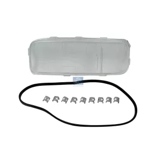 Verre de phare principal, gauche pour Mercedes-Benz - 004 826 1390