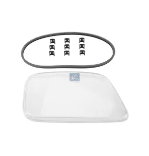 Verre de phare principal, droite Pour Mercedes-Benz Actros 2, Actros 3 - 0008264610 - A0008264610 - ZG.20541-0008