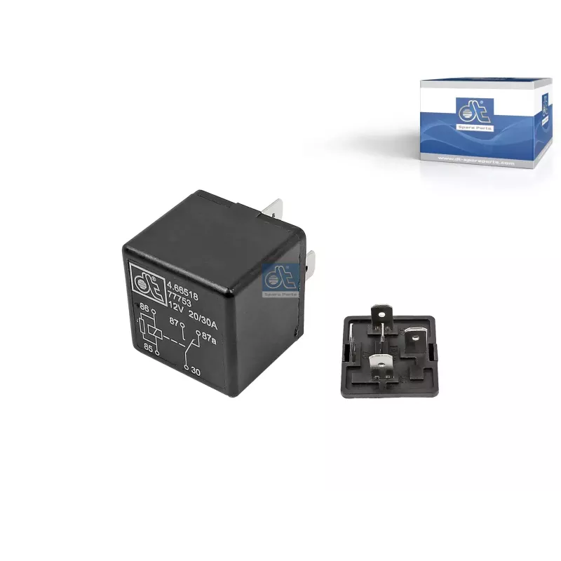 Relais, 12 V, 20/30 A Pour Mercedes-Benz Minibusse, Sprinter, Transporter - VW Crafter - Fendt tbd - John Deere tbd - 139026A2