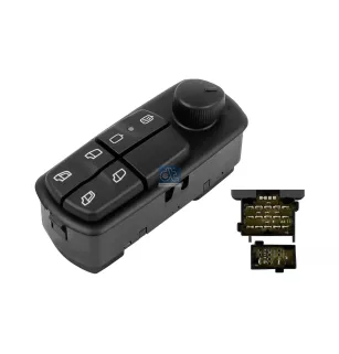 Panneau de commande, porte, côté conducteur pour Mercedes-Benz Atego 1, 2, Axor - 0015455113 - 00154551137C45 - 0025455113