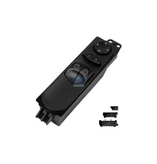Panneau de commande, porte, côté conducteur pour Mercedes-Benz Minibusse, Sprinter - 9065450213 - 9065451213 - A9065450213