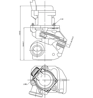 EGR valve PEUGEOT 206 207 Bipper: 1333611, 1363591, 161846, 1618N8