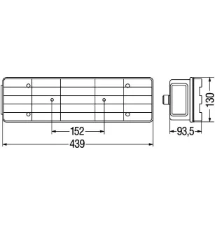 Hella 2SK 340 101-001 tail light