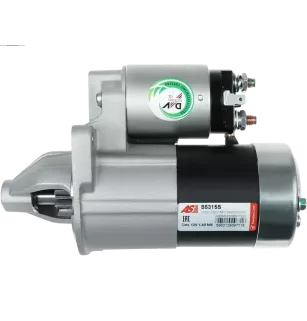 Démarreur 12V 1.40kW 8 dents AS-PL S5315S, UD15032S, CARGO 114686, KUBOTA 16824-63011, 16824-63012