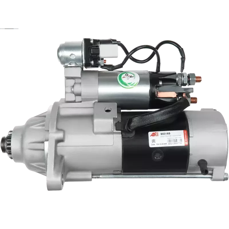 Démarreur 12V 5.00kW 11 dents AS-PL UD15039S, MITSUBISHI M009T50371, M009T50371ZC, M9T50371, M9T50371ZC
