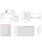 Démarreur 12V 1.40kW 11 dents AS-PL UD100046(MITSUBISHI)S, BOSCH 0986024760, CARGO 115599, DELCO DRS0408, MAZDA LFG1-18-400