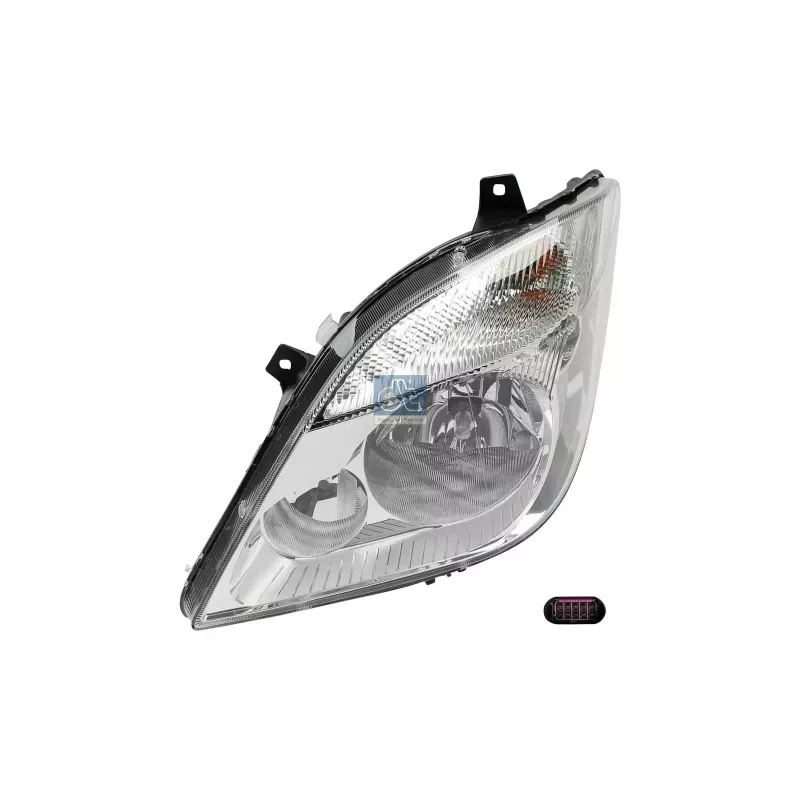 Phare principal, gauche, sans ampoules, avec phare anti-brouillard, 12 V, H7 Pour Mercedes-Benz Minibusse, Sprinter - 9068200561