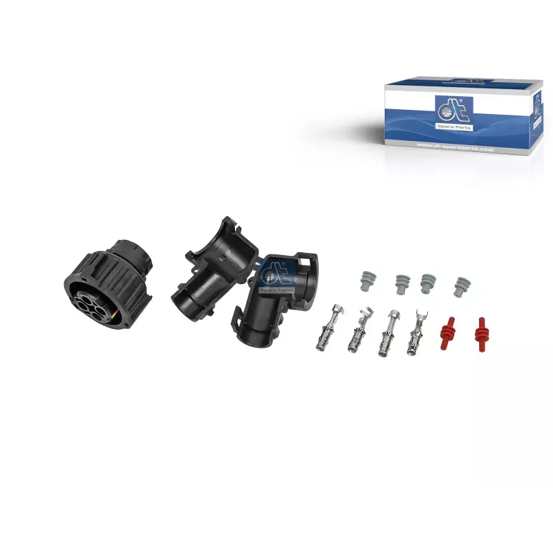 Kit de réparation, fiche, α: 90 °, 4 poles Pour Mercedes-Benz Sprinter, Transporter, Arocs, Actros 1, Actros 2, Actros 3 Kit de réparation, fiche, α: 90 °, 4 poles Pour Mercedes-Benz Sprinter, Transporter, Arocs, Actros 1, Actros 2, Actros 3