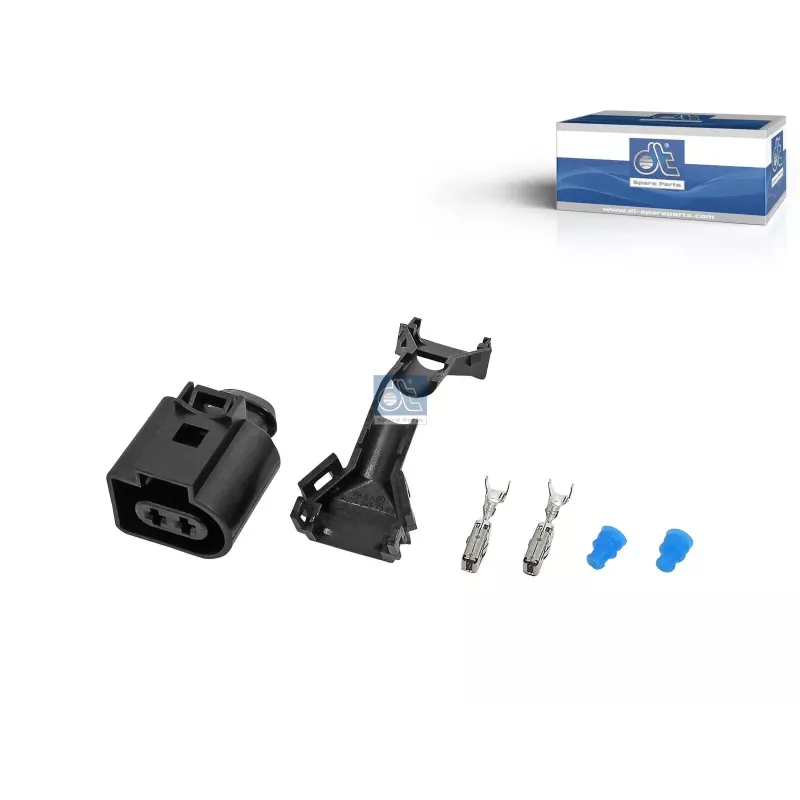 Kit de réparation, fiche, 2 poles Pour Mercedes-Benz Actros 1, Actros 2, Actros 3, Actros 4, Antos, Arocs, Atego 1, Atego 2 Kit de réparation, fiche, 2 poles Pour Mercedes-Benz Actros 1, Actros 2, Actros 3, Actros 4, Antos, Arocs, Atego 1, Atego 2