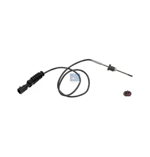 Capteur de température de gaz d'échappement, M14 x 1,5, SW: 17, L: 865 mm, L: 695 mm, 2 poles Pour DAF CF, XF - 1689811