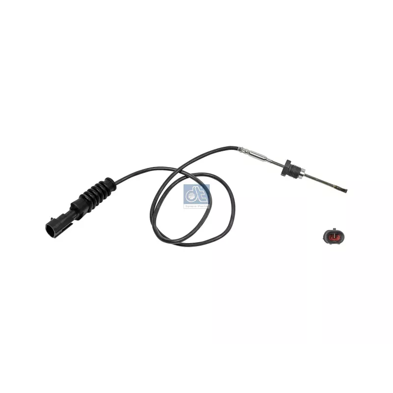 Capteur de température de gaz d'échappement, M14 x 1,5, SW: 17, L: 865 mm, L: 695 mm, 2 poles Pour DAF CF, XF - 1689811