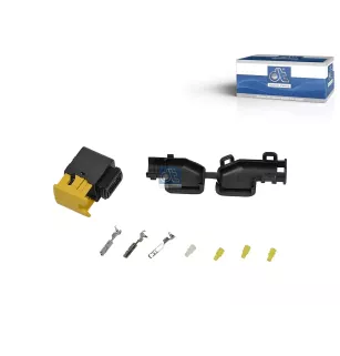 Kit de réparation, fiche α: 90 °, 3 poles Pour Mercedes-Benz Actros 1, Actros 2, Actros 3, Actros 4, Antos, Arocs, Atego 1