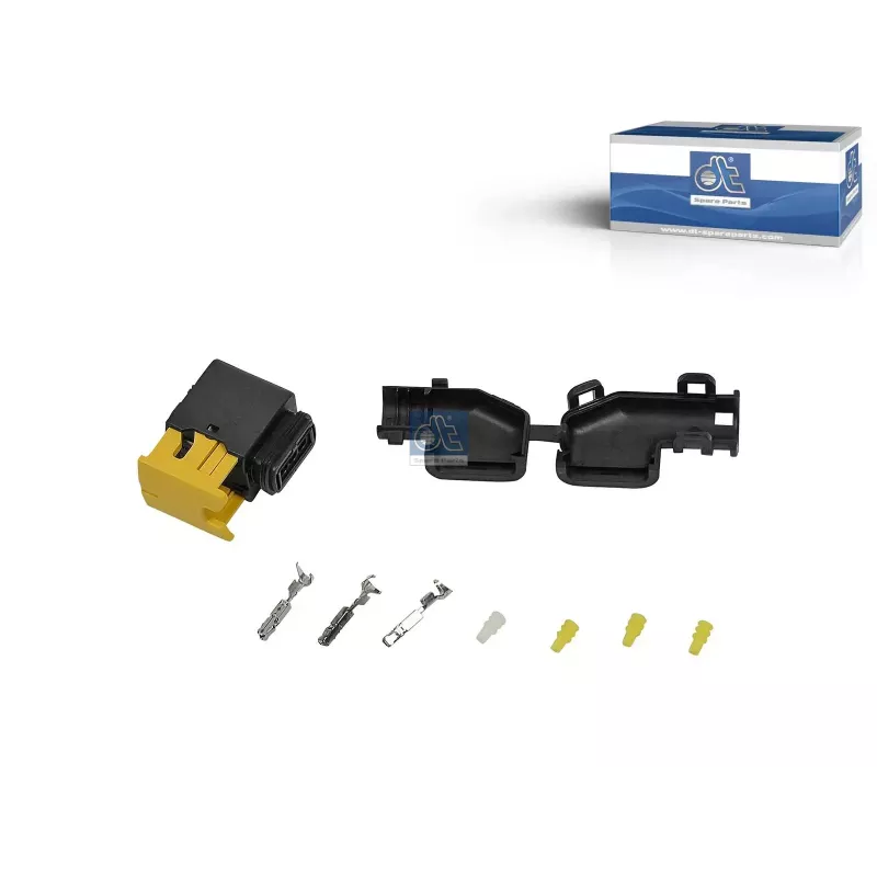 Kit de réparation, fiche α: 90 °, 3 poles Pour Mercedes-Benz Actros 1, Actros 2, Actros 3, Actros 4, Antos, Arocs, Atego 1