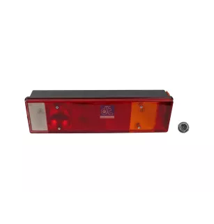 Feu arrière, droite, 24 V, P21W, Lb: 152 mm, L: 468 mm, H: 134 mm, R5W Pour DAF CF, LF, XF, MAN G/M/F 90, L/M/F/E 2000