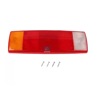 Glace de feu arrière, L: 414 mm, H: 130 mm - 0698603, 50 00 808 166