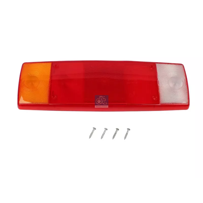 Glace de feu arrière, L: 414 mm, H: 130 mm Pour DAF 45/55/65/75/85/95, Renault G / Manager, Mascott, Midliner