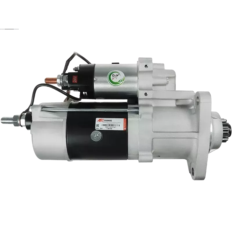 Démarreur 24V 7.00kW 12 dents AS-PL UD101826S, FENDT F530200220430, MAN 51.26201-7267, 51.26201-7297, MITSUBISHI M009T86379