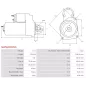 Démarreur 12V 1.40kW 10 dents BOSCH 0001137003, 0001137004, DENSO 428000-7470, DSN975, FIAT 0000051829380