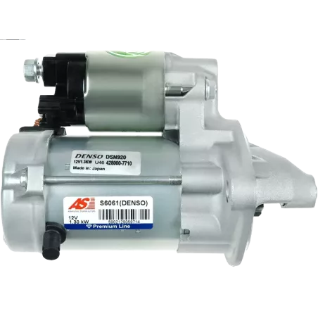 Démarreur 12V 1.30kW 9 dents AS-PL UD809835(DENSO)S, BOSCH 0986023260