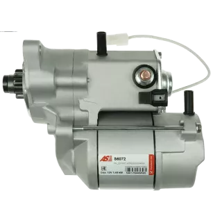 Démarreur 12V 1.40kW 9 dents AS-PL S6072, BOBCAT 3390105, CARGO 111021, DENSO 128000-0051, 128000-0052