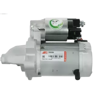 Démarreur 12V 1.30kW 9 dents AS-PL S6099, UD10890S, CARGO 114661