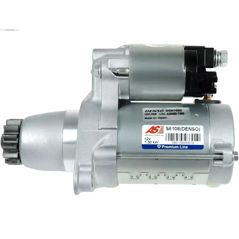 Démarreur 12V 1.70kW Bosch S6108 0986026080