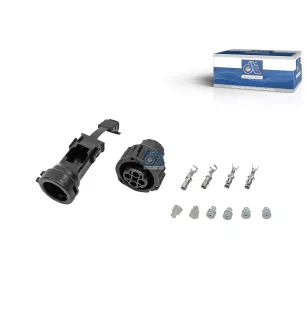 Kit de réparation, fiche, α: 180 °, 4 poles Pour Renault G / Manager, Kerax, Magnum, Mascott, Maxity, Midliner, Midlum, Premium